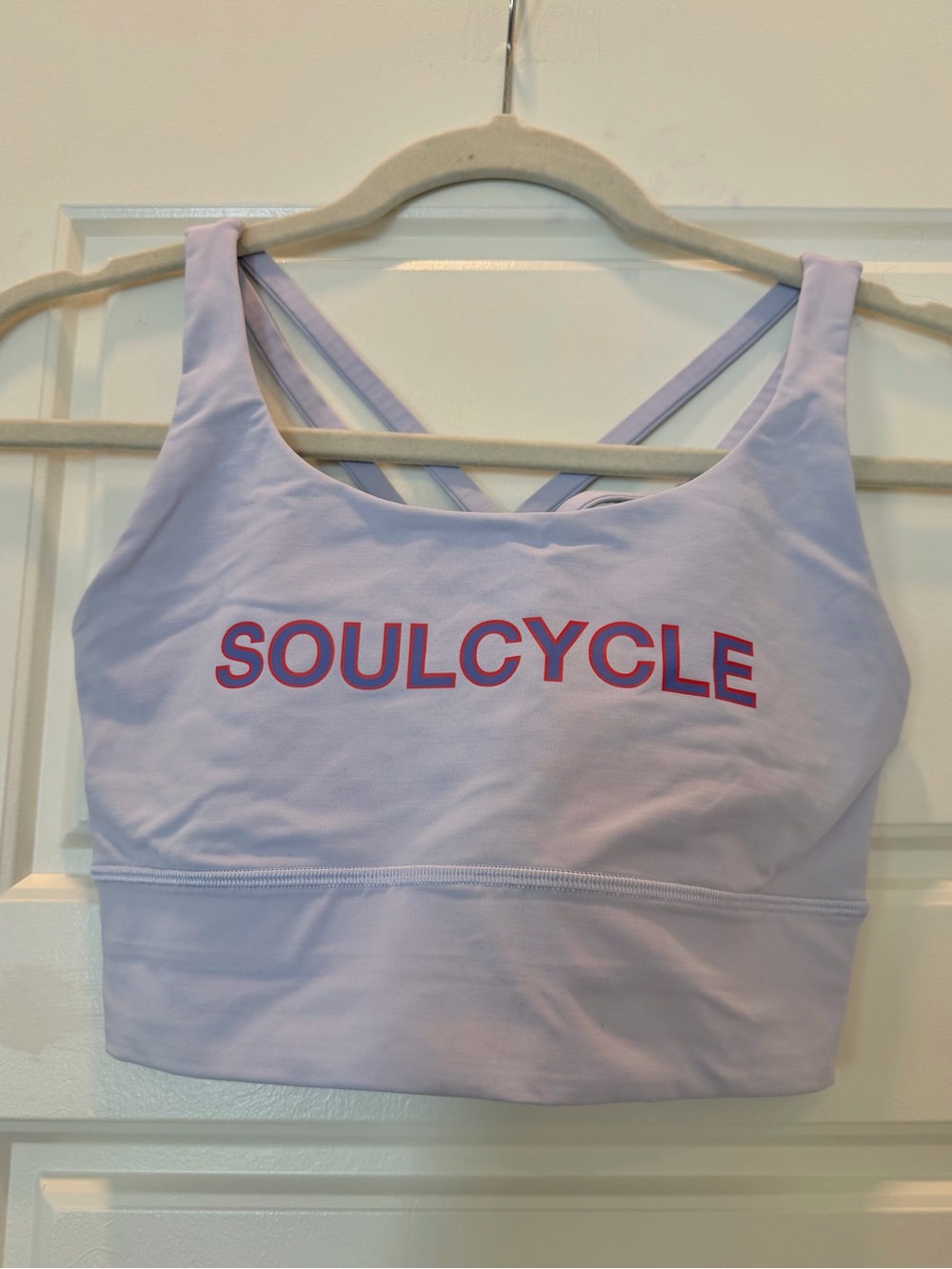 Soulcycle x Lululemon Periwinkle Sports Bra Size 6